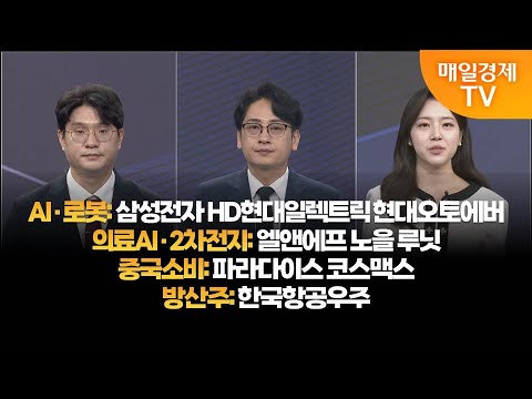[투자의 눈] 삼성전자 HD현대일렉트릭 현대오토에버 / 엘앤에프 노을 루닛 / 파라다이스 코스맥스 / 한국항공우주  / 김태성 본부장, 이주호 본부장 / 매일경제TV