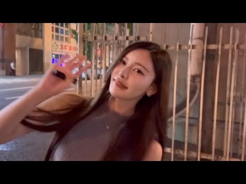 일본 미녀 여사친과 야밤에 야끼니꾸 데이트!!