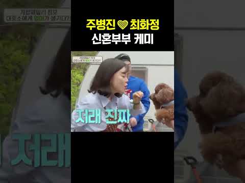 신혼부부 같은 주병진️최화정 #개밥주는남자