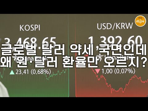 [250923_이태경 편집위원] 글로벌 달러 약세 국면인데…왜 원·달러 환율만 오르지?
