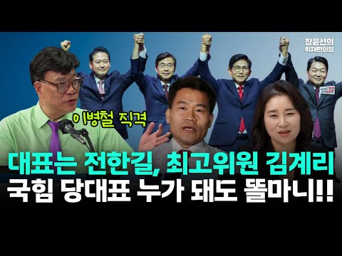 이병철 직격 "국힘 사실상 대표는 전한길, 최고위원 김계리"-"당 대표 누가 돼도 장기판의 졸, 똘마니 신세"