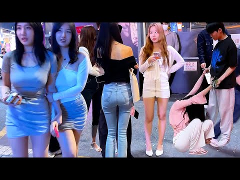 [4K] 토요일 밤에 핫한 강남역 거리를 함께 걸어요  # 강남 # 서울 # 한국