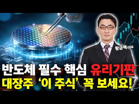 반도체 필수 핵심, 유리기판! 대장주 '이 주식' 꼭 봐야 합니다!