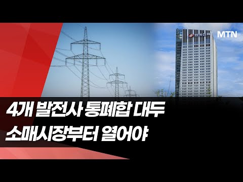 5개 발전사 통폐합?… "소매시장 개방이 먼저" / 머니투데이방송 (뉴스)