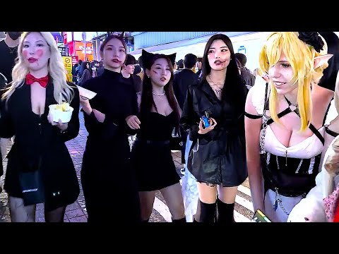 [4K 홍대 할로윈 패션 ] 개성이 넘치는 홍대 거리의 할로윈 패션을 함께 보아요  # 홍대 # 서울 # 한국