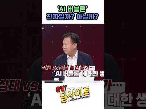 'AI 버블론' 진짜일까? 아닐까?