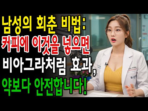 60세 이후 남성의 기운을 되살리는 비결 공개! 커피에 '이것' 한 스푼을 추가하면 발기력이 놀랍게 폭발한다! 약보다 더 안전하다!