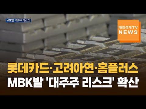 롯데카드·고려아연·홈플러스…MBK발 '대주주 리스크' 확산