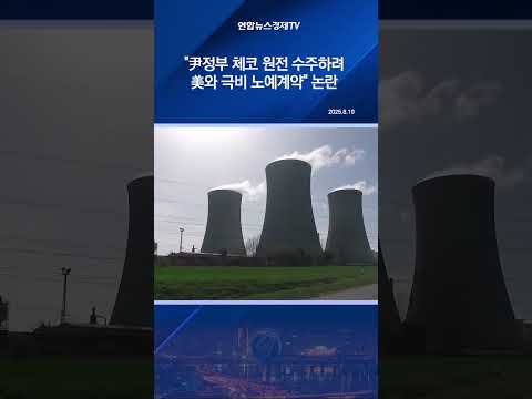"尹정부 체코 원전 수주하려 美와 극비 노예계약" 논란