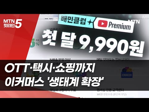 "뭉쳐야 산다?"…이커머스, OTT·택시·쇼핑까지 생태계 확장 이유는 / 머니투데이방송 (뉴스)