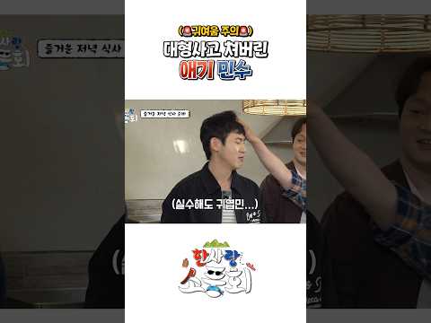(귀여움주의) 대형사고 친 애기 댕댕이 민수