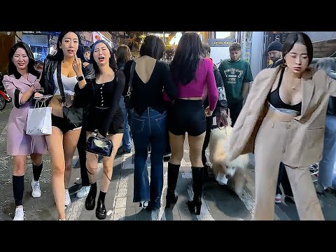 [4K] 서울 이태원 거리에서 촬영하다가 가운데 손가락 욕을 당했네요 그래도 즐거운 이태원 거리  # 이태원 # 서울 # 한국