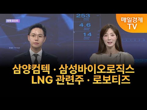 [포인트] 오늘의 마켓 포인트! 삼양컴텍 · 삼성바이오로직스 · LNG 관련주 · 로보티즈 / 이정민 / 뉴지인베스트 이사