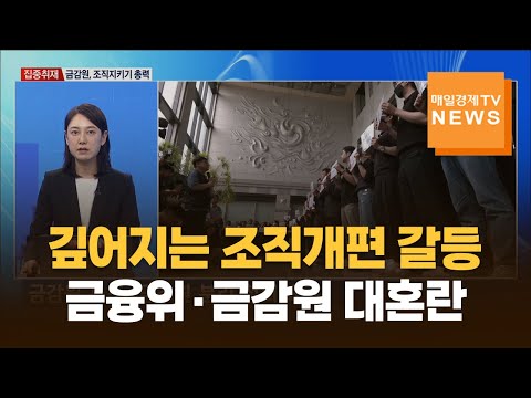 [집중취재] 깊어지는 조직개편 갈등…금융위·금감원 대혼란
