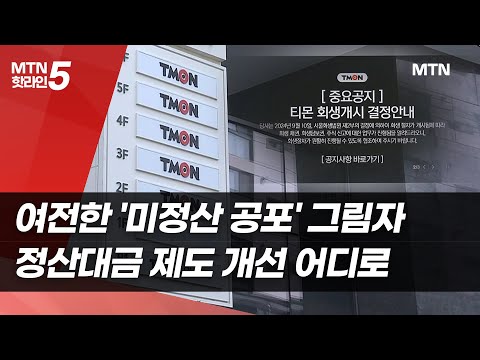 여전한 '미정산 공포' 그림자…정산대금 제도 개선 어디로 / 머니투데이방송 (뉴스)