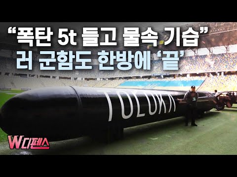 [W디펜스] "폭탄 5t 들고 물속 기습" 러 군함도 한방에 '끝' / 머니투데이방송