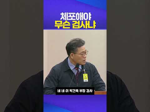 무슨 검사 #법사위
