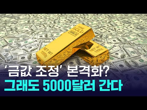 금값 조정 본격화, 3700달러까지 빠졌다가 내년엔 5000달러 간다