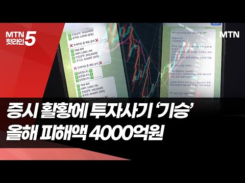 증시 활황에 투자사기 '기승'…올해 피해액 4000억원 / 머니투데이방송 (뉴스) https://op.opparadise.com/data/apms/video/youtube/WrOlr_zcIxE.jpg 증시 활황에 투자사기 '기승'…올해 피해액 4000억원 / 머니투데이방송 (뉴스)