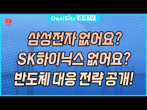 [라이브] 삼성전자 없어요? SK하이닉스 없어요? 반도체 대응 전략 공개! #삼성전자 #SK하이닉스 #반도체
