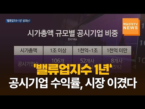 [밸류업 5000]'밸류업지수 1년' 공시기업 수익률, 시장 이겼다…"주주자본주의 작동해야"