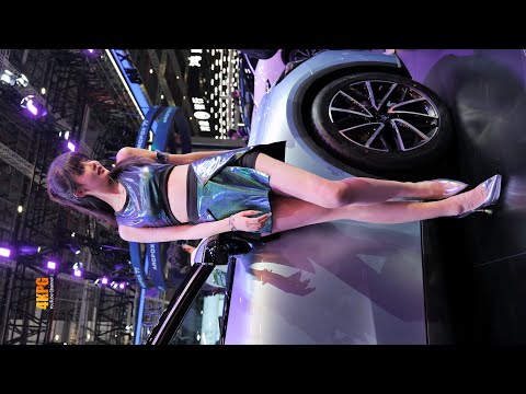 4K 레이싱모델 직캠 AUTO SHANGHAI 2025 上海车展 依然 1
