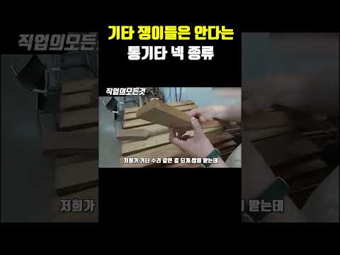 기타 쟁이들은 안다는 통기타 넥 종류
