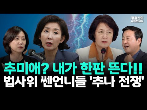 추미애? 내가 한판 뜬다-국회 법사위 '추나 전쟁'-나경원 국힘 간사 임명-쎈언니들 정면 충돌 임박
