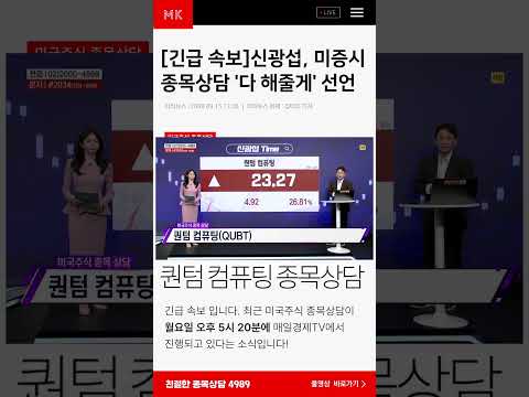 퀀텀 컴퓨팅 종목상담