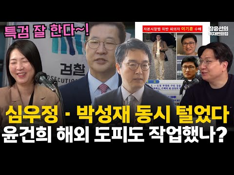 특검, 심우정·박성재 동시 털었다-신인규 "윤건희와 조푹 수준 조직범죄...해외로 빼주려고 작업했나 의심도" #전체영상