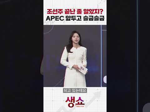 조선주 끝난 줄 알았지? APEC 앞두고 슬금슬금