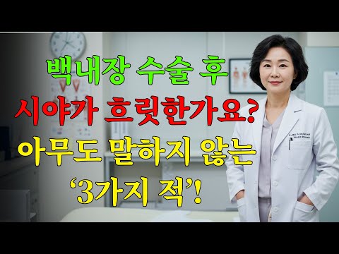 백내장 수술 후 시야가 흐릿한가요? 당신의 시력을 망치는 3가지 적을 확인하세요