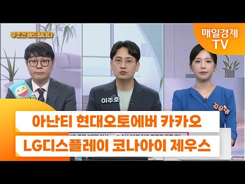 [친절한 종목상담 4989] 아난티 현대오토에버 카카오 LG디스플레이 코나아이 제우스