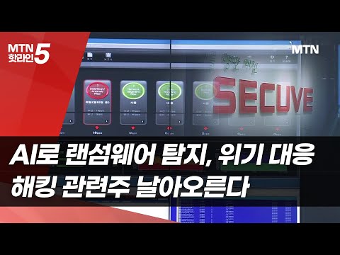 AI로 랜섬웨어 탐지하고 위기 대응… 해킹 관련주 날아오른다 / 머니투데이방송 (뉴스)