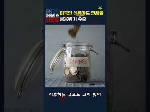 [매아리] 미국인 신용카드 연체율 금융위기 수준