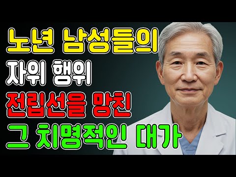 “60세 넘으면 자위도 바꿔야 합니다”ㅣ비뇨기과 의사의 솔직한 조언, 이 자위법 몰랐다면 지금이라도 바꾸세요ㅣ노년의성ㅣ노후지혜ㅣ노후행복ㅣ시니어성건강ㅣ삶의철학ㅣ인생이야기ㅣ오디오북