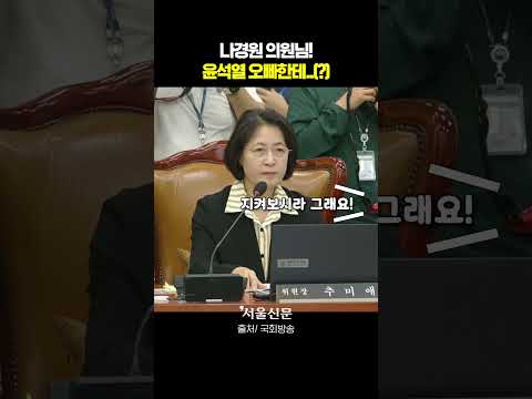 국회서 느닷없는 '윤석열 오빠' 공방?