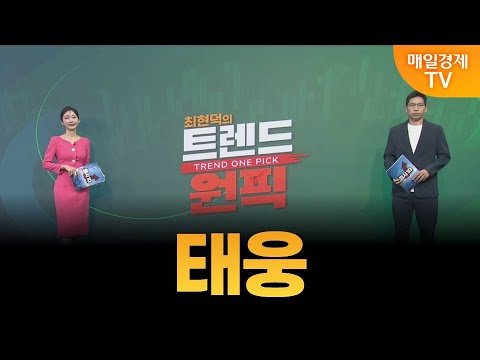 [최현덕의 트렌드 원픽] 태웅 / 최현덕 MBN골드 매니저