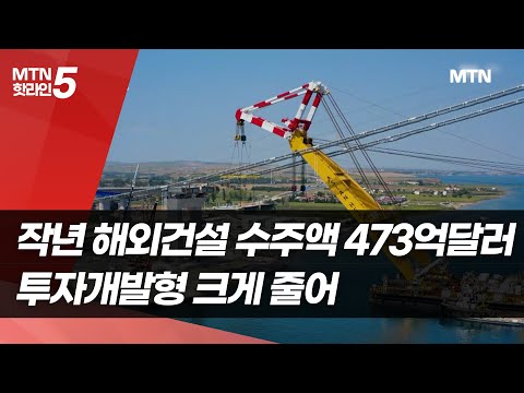지난해 해외건설 수주액 473억달러… 투자개발형 크게 줄어 / 머니투데이방송 (뉴스) https://op.opparadise.com/data/apms/video/youtube/relzawyXU2E.jpg 지난해 해외건설 수주액 473억달러… 투자개발형 크게 줄어 / 머니투데이방송 (뉴스)