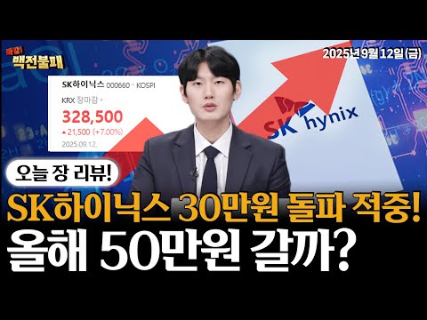 SK하이닉스 주가 30만원 돌파 적중! 올해 50만원 갈까?