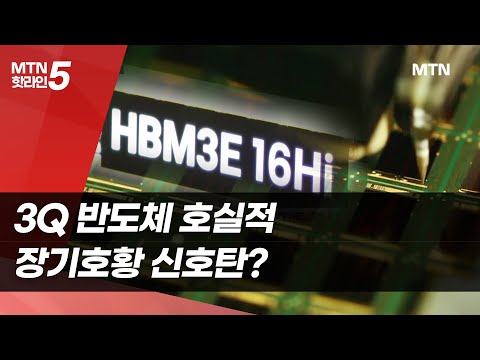 AI 메모리 수요 폭발...3Q 반도체 호실적, 장기호황 신호탄? / 머니투데이방송 (뉴스)