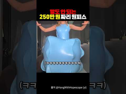 250만원 짜리 이상한 드레스 입어보기