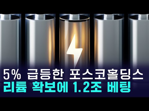 포스코홀딩스 5%대 급등...리튬 확보에 1.2조원 투자 https://op.opparadise.com/data/apms/video/youtube/y7owG6KUhE4.jpg 포스코홀딩스 5%대 급등...리튬 확보에 1.2조원 투자