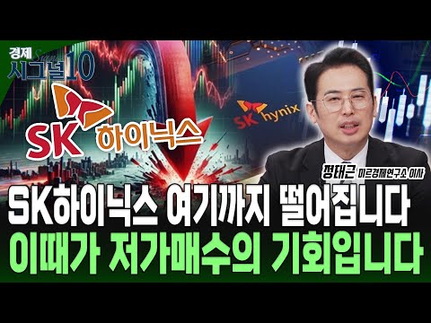 SK하이닉스 여기까지 떨어집니다 이때가 저가매수의 기회입니다 모아가세요